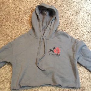Iron and Ink cropped hoodie.